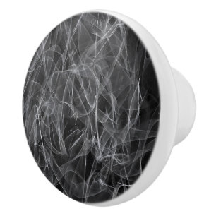 Elegante Raucher-Wirbel - Mystische Ästhetik Keramikknauf