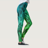 Elegante Raucher-Wirbel - Mystische Ästhetik Leggings (Rechts)
