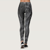 Elegante Raucher-Wirbel - Mystische Ästhetik Leggings (Rückseite)