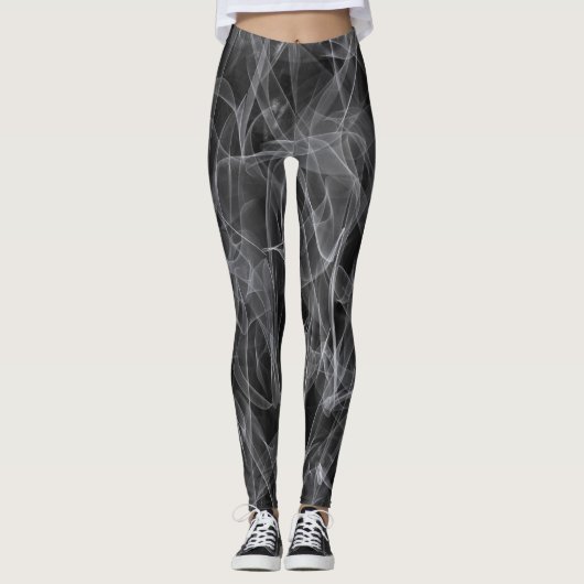 Elegante Raucher-Wirbel - Mystische Ästhetik Leggings (Vorderseite)