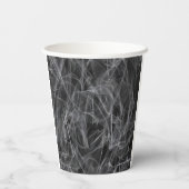 Elegante Raucher-Wirbel - Mystische Ästhetik Pappbecher (Rückseite)