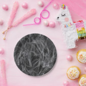 Elegante Raucher-Wirbel - Mystische Ästhetik Pappteller (Party)