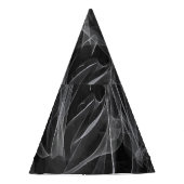 Elegante Raucher-Wirbel - Mystische Ästhetik Partyhütchen (Vorderseite)