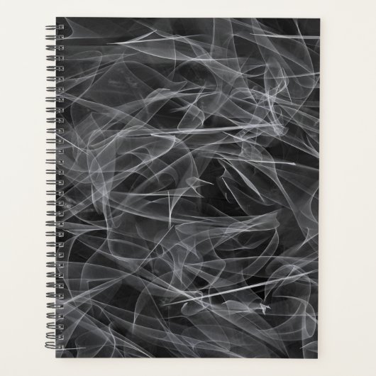 Elegante Raucher-Wirbel - Mystische Ästhetik Planer (Vorderseite)