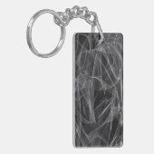 Elegante Raucher-Wirbel - Mystische Ästhetik Schlüsselanhänger (Vorderseite links)