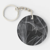Elegante Raucher-Wirbel - Mystische Ästhetik Schlüsselanhänger (Vorderseite)