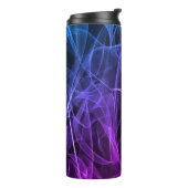 Elegante Raucher-Wirbel - Mystische Ästhetik Thermosbecher (Nach links gedreht)