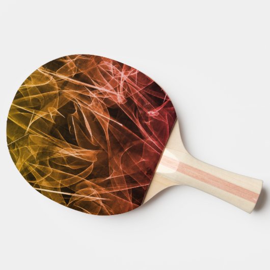 Elegante Raucher-Wirbel - Mystische Ästhetik Tischtennis Schläger (Seitenansicht)