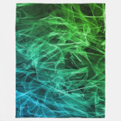 Elegante Rauchwirbel-Textur Fleecedecke (Vorderseite)