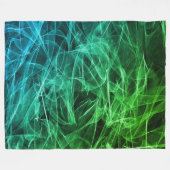 Elegante Rauchwirbel-Textur Fleecedecke (Vorderseite (Horizontal))