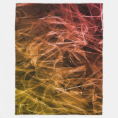 Elegante Rauchwirbel-Textur Fleecedecke (Vorderseite)
