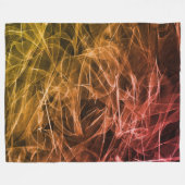Elegante Rauchwirbel-Textur Fleecedecke (Vorderseite (Horizontal))