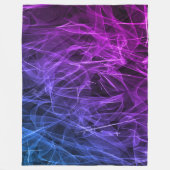 Elegante Rauchwirbel-Textur Fleecedecke (Vorderseite)