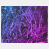 Elegante Rauchwirbel-Textur Fleecedecke (Vorderseite (Horizontal))
