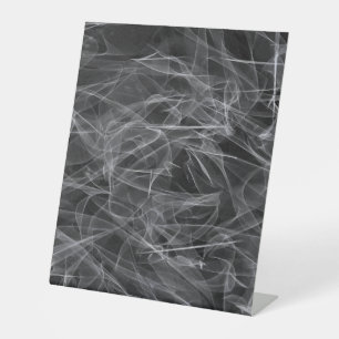 Elegante Rauchwirbel-Textur Sockelschild