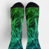 Elegante Rauchwirbel-Textur Socken (Oben)