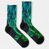 Elegante Rauchwirbel-Textur Socken (Rechts)