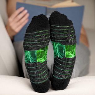 Elegante Rauchwirbel-Textur Socken