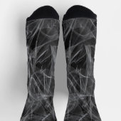 Elegante Rauchwirbel-Textur Socken (Oben)