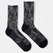 Elegante Rauchwirbel-Textur Socken (Rechts)