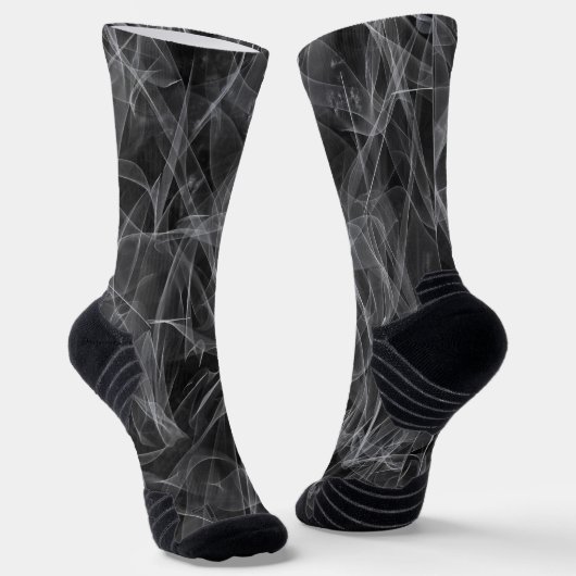 Elegante Rauchwirbel-Textur Socken (Gewinkelt)