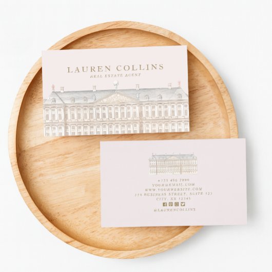 Elegante Real Anwesen Agent Business Card Visitenkarte