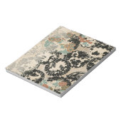 Elegante Reben Notizblock (Rotiert)