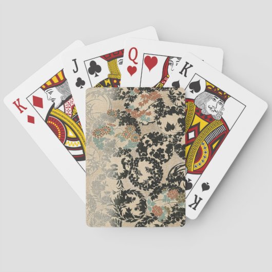 Elegante Reben Spielkarten (Rückseite)