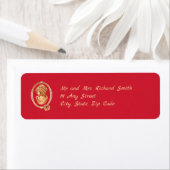 Elegante Red and Gold Cameo Wedding (Insitu)