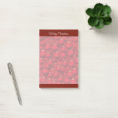 Elegante Red Christmas Notes Post-it Klebezettel (Büro)