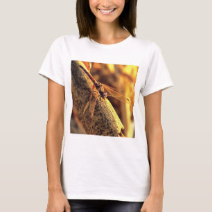 Elegante Red Darter Dragonfly Insekt Art T-Shirt
