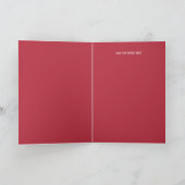 Elegante Red Marble Gold Glitzer Happy Retirement Karte (Innenseite)