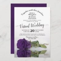 Elegante Reflektion der Lila Rose Virtual Wedding