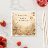 Elegante Regenbogen-Boho-Baby-Party Serviette (Beispiel)