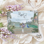 Elegante Regency Era Einladung