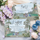 Elegante Regency Era Einladung