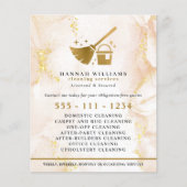 Elegante Reinigung von Goldmarmor Flyer (Vorne)