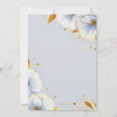 Elegante Reise von Miss nach Brautparty Einladung (Rückseite)