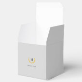Elegante Reitereimonogramm-Geschenkbox Geschenkschachtel (Geöffnet)