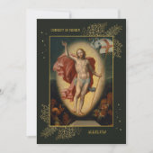 Elegante religiöse Christliche Osterfeiertage Einladung (Vorderseite)