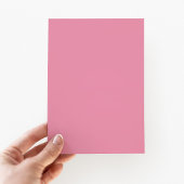 Elegante religiöse Cross Pink Floral Girl Taufe Einladung