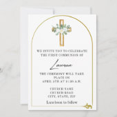 Elegante religiöse Einladung (Vorderseite)