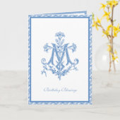 Elegante religiöse Jungfrau Mary Floral Karte (Gelbe Blume)