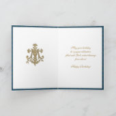 Elegante religiöse Jungfrau Mary Guadalupe Karte (Innenseite)