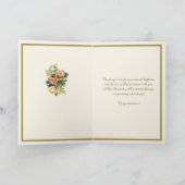 Elegante religiöse katholische Heilige Hochzeit Karte (Innenseite)