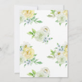 Elegante Renten-Party Einladung (Rückseite)