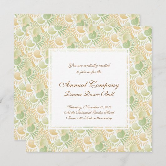 Elegante Retro Art Deco Roaring 200 Miami Chic Einladung (Vorne/Hinten)