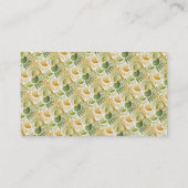 Elegante Retro Art Deco Visitenkarte (Rückseite)