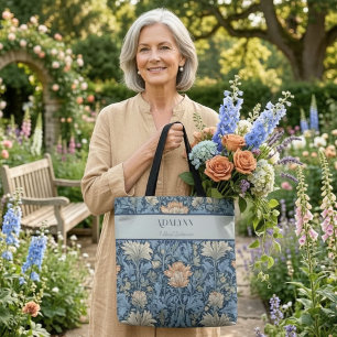 Elegante Retro-Blumen-Ruhestandsgeschenke für Mama Tasche