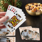 elegante Retro-botanische boho-Foto-Gastgeschenke Spielkarten (InSitu)